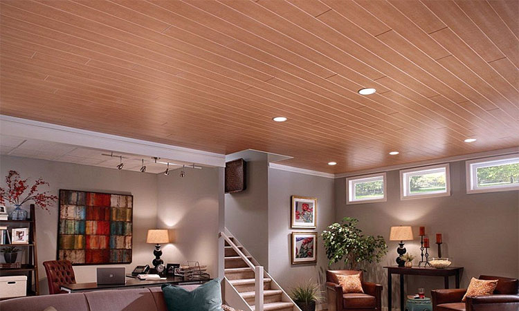 10 Cheap Basement Ceiling Ideas for Standard and Low Heights