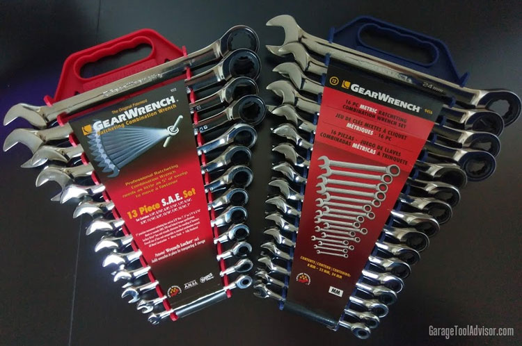 GearWrench ratcheting wrenches