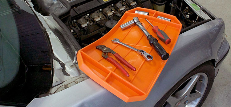 Grypmat flexible tool tray