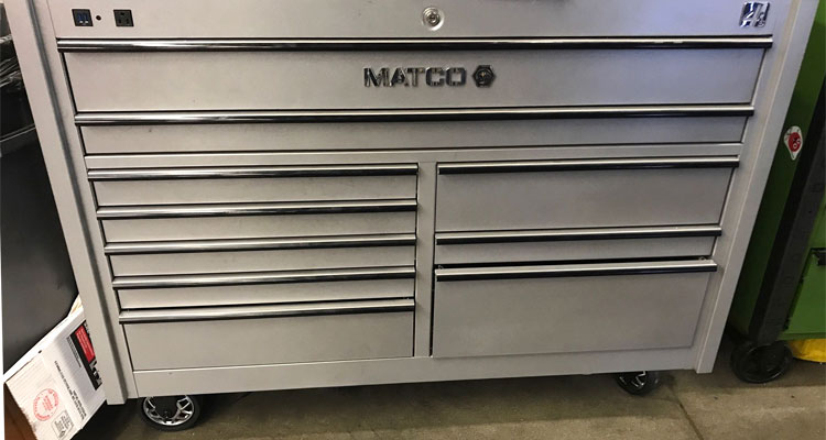 Matco tool cabinet