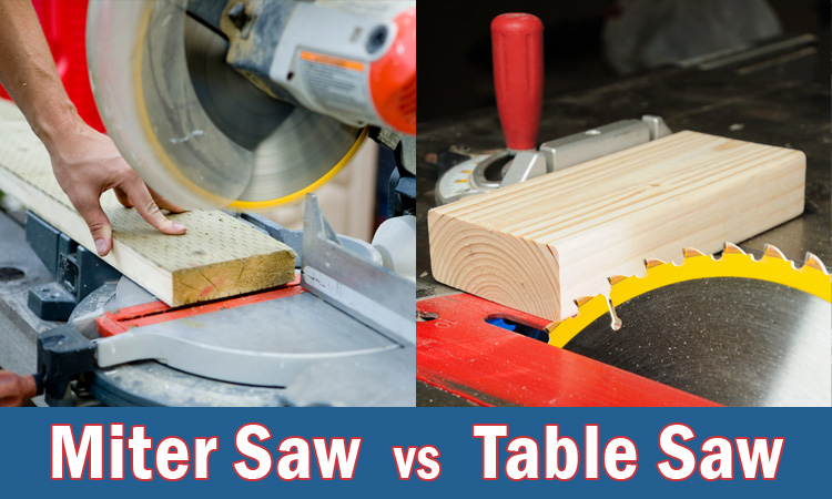 Miter Saw vs Table Saw (Common Uses and Key Differences)