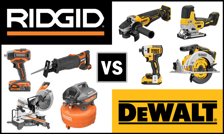 Ridgid vs DeWalt (Which is Better?)